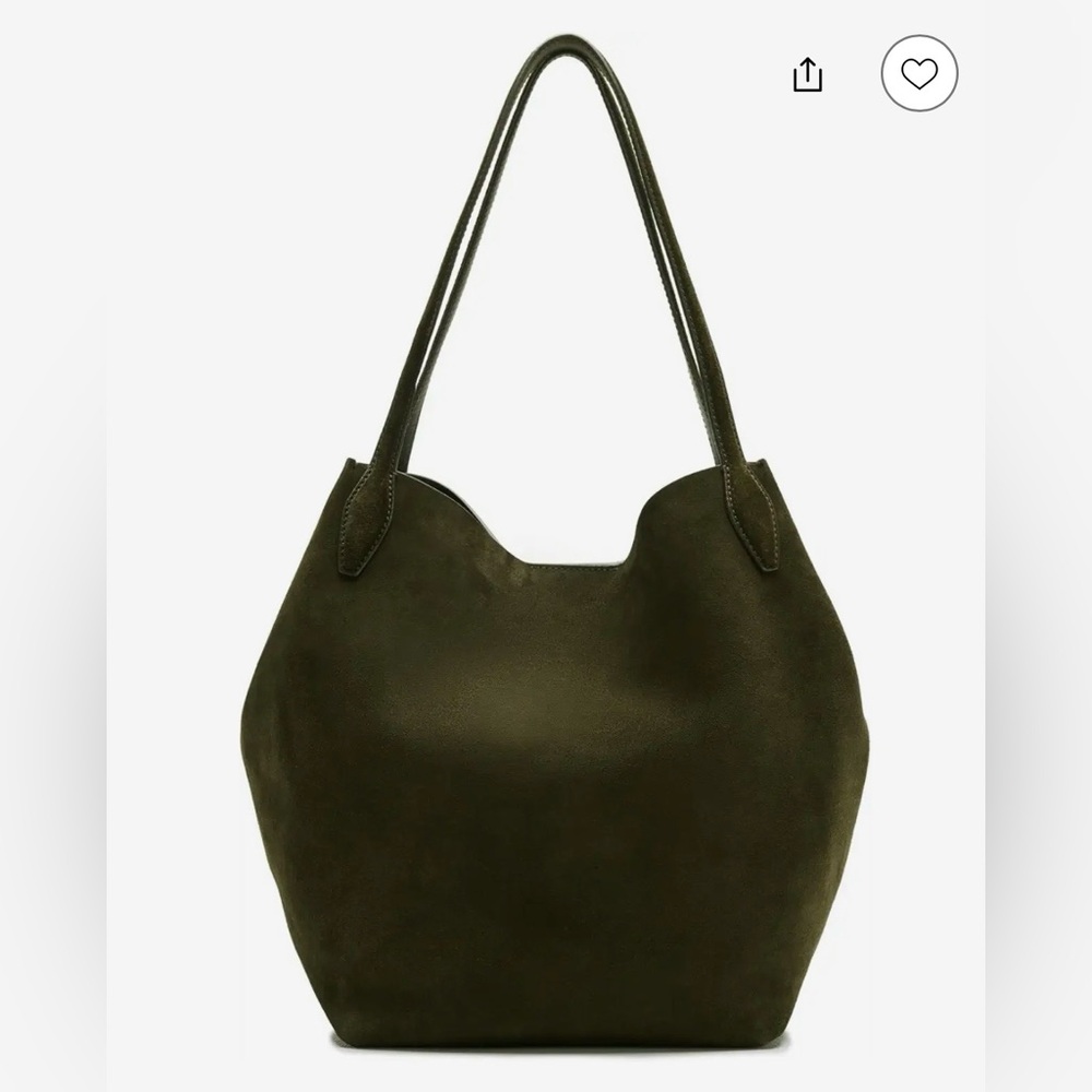 NWT Madewell Shopper Tote in Dried Olive Green